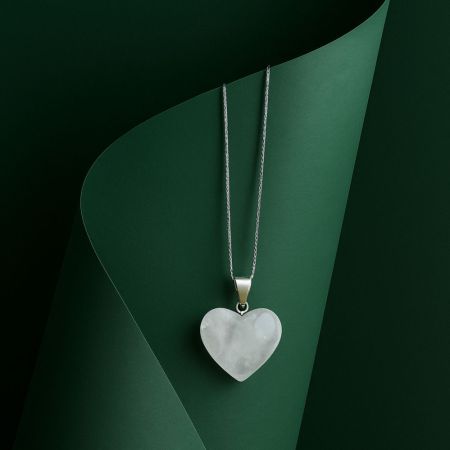 Crystal Heartstone Pendant – Clarity You Can Wear