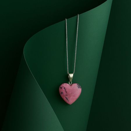 mixing Quartz Heart Pendant